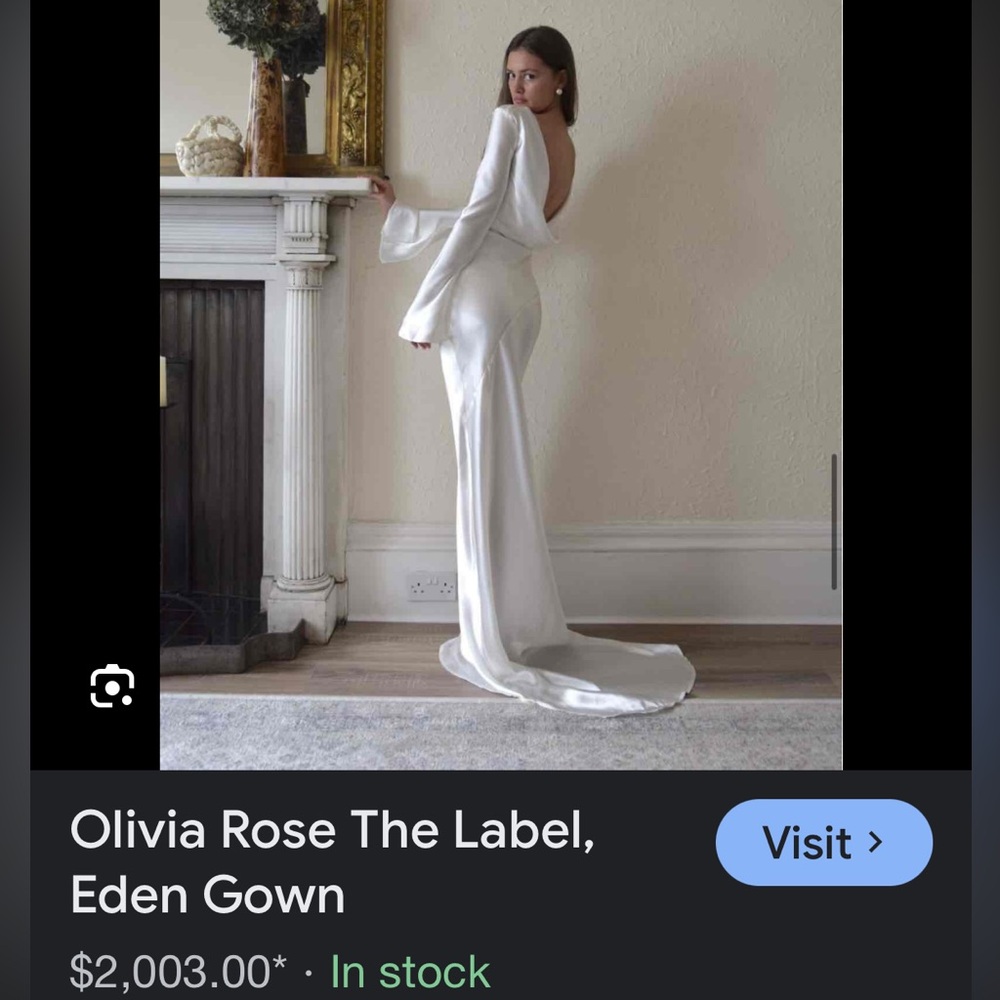 Olivia Rose The Label Luxury British Custom Glamour Satin Fluid Drape